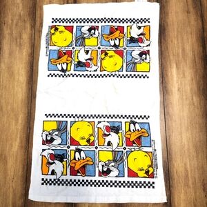vintage cannon land towel blend looney tunes tweety bugs bunny 1990s
